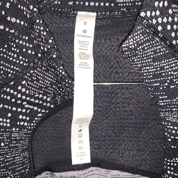 Lululemon Define Jacket Luxtreme Digital Rain Jacquard Black White 8 - Picture 13 of 13